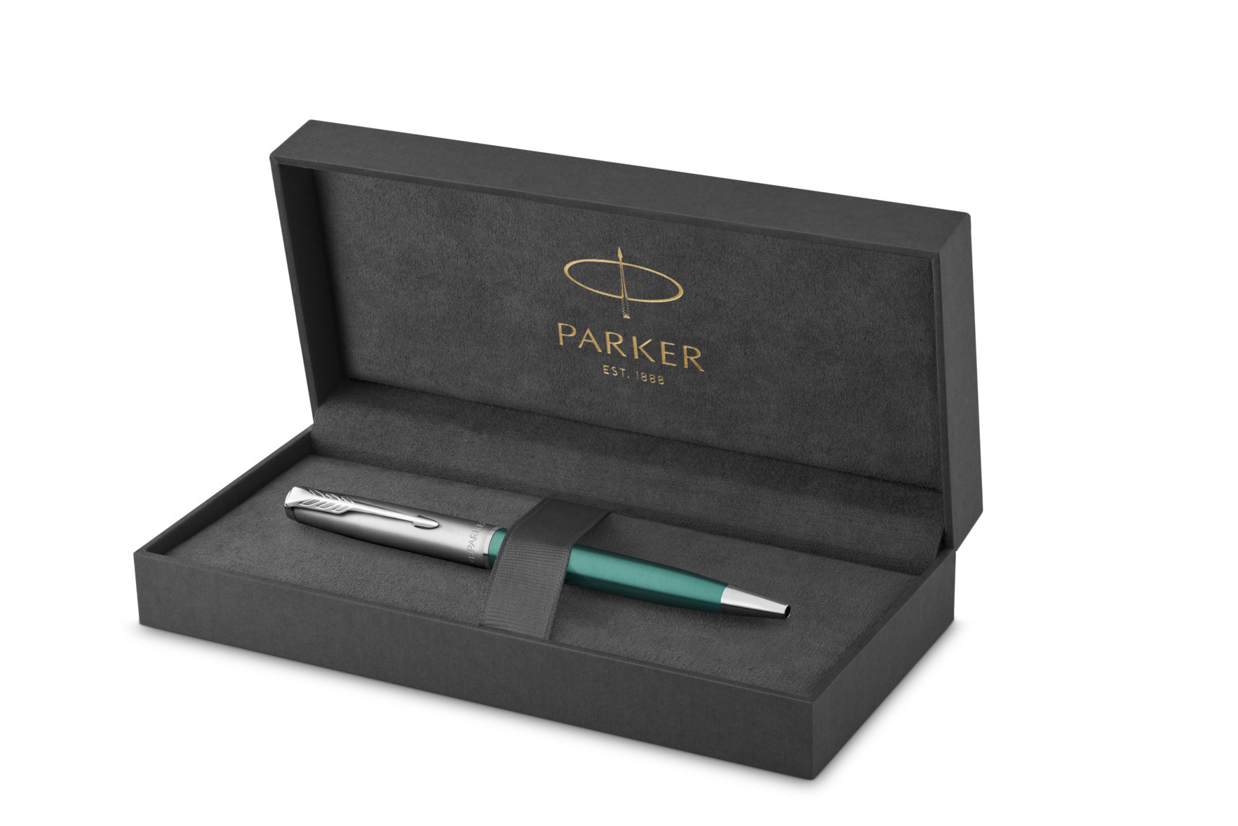 Długopis Parker Sonnet Sand Blasted Metal Green CT